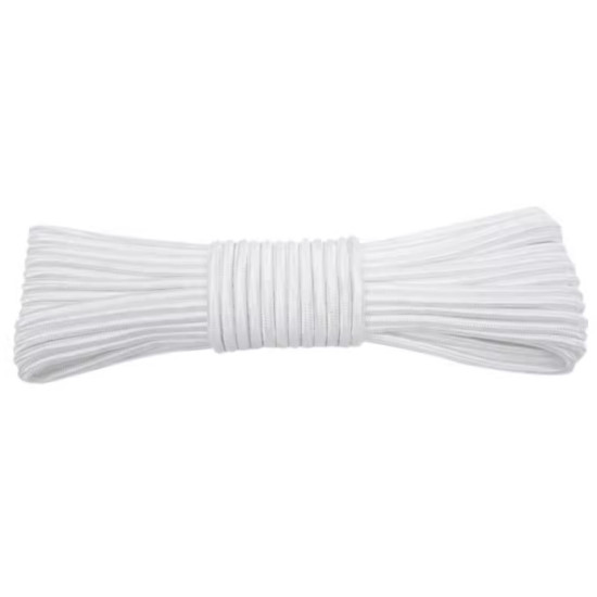 Simket Plastic Clothesline 100 Foot White 100FT